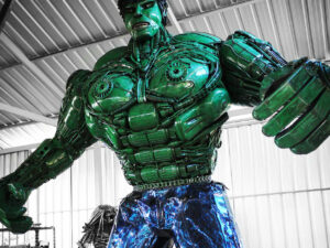 Recycled Metal Hulk Statue | Million Dollar Gift Ideas