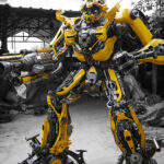 Recycled Metal Transformer Statue 1