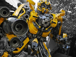 Recycled Metal Transformer Statue | Million Dollar Gift Ideas