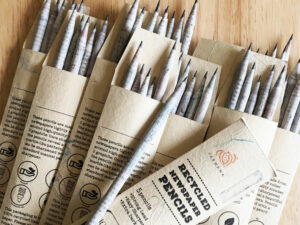 Recycled Newspaper Pencils | Million Dollar Gift Ideas