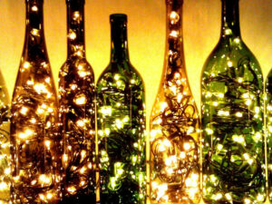 Recycled Wine Bottle Light | Million Dollar Gift Ideas