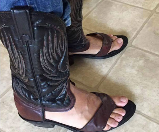 Redneck Boot Sandals 1