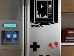 Refrigerator Game Boy Tetris Decal | Million Dollar Gift Ideas