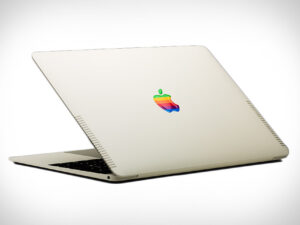 Retro Apple Macbook Sticker 1