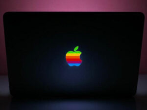 Retro Apple MacBook Sticker | Million Dollar Gift Ideas