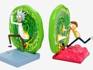 Rick And Morty Portal Bookends 1