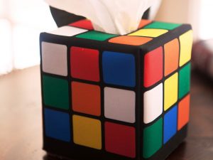 Rubiks Cube Tissue Caddy 1