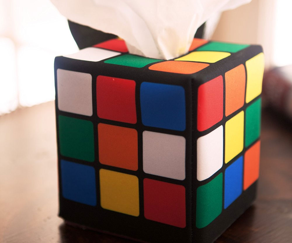 Rubiks Cube Tissue Caddy 1