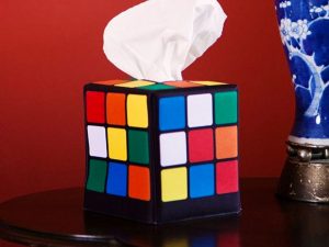 Rubik’s Cube Tissue Caddy | Million Dollar Gift Ideas