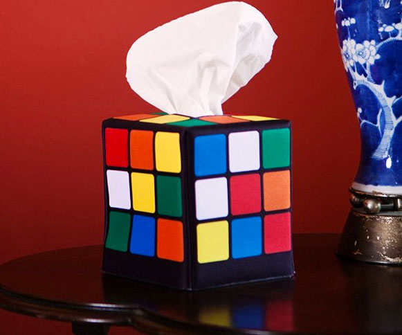 Rubik’s Cube Tissue Caddy