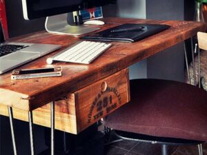 Rustic Reclaimed Wood Desk | Million Dollar Gift Ideas