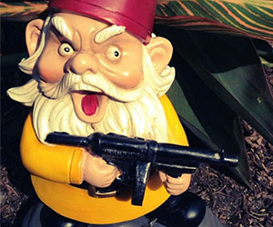 Scarface Lawn Gnome