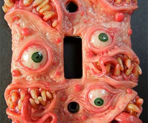 Scary Monster Lightswitch Cover