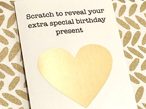 Scratch Off Birthday Blowjob Card | Million Dollar Gift Ideas