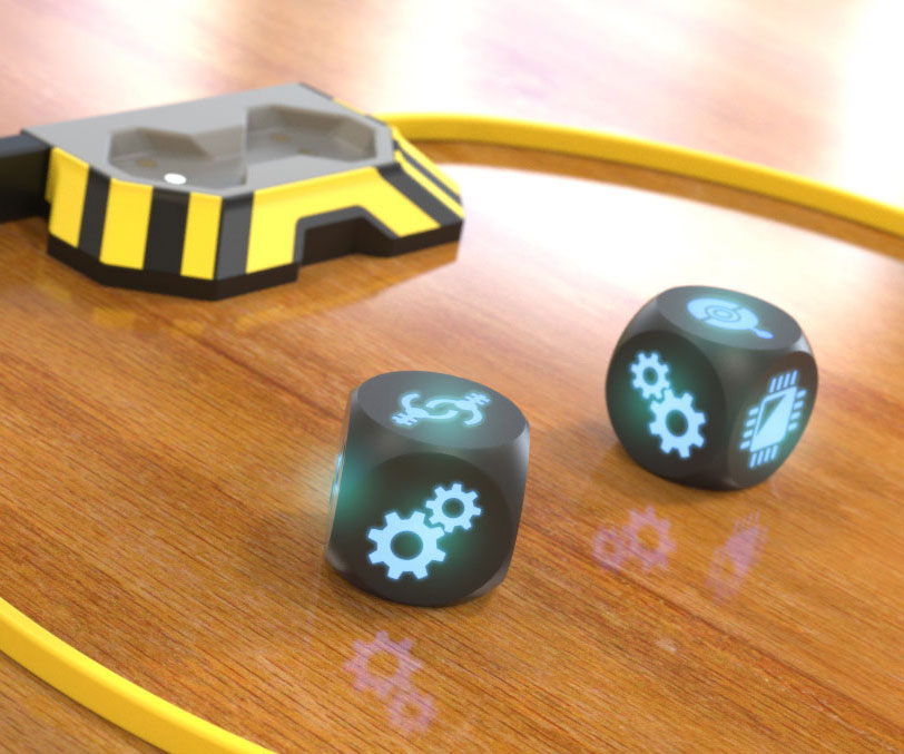 Self-Rolling Sound Activated Dice