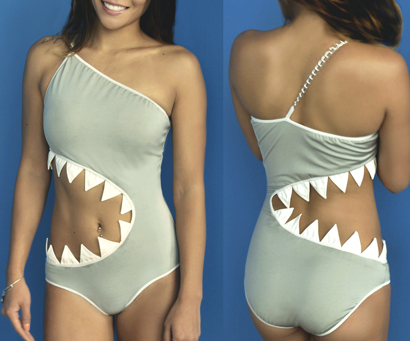 Shark Bite Bathing Suit 2