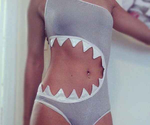 Shark Bite Bathing Suit