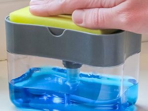 Soap Pump Dispenser & Sponge Holder | Million Dollar Gift Ideas