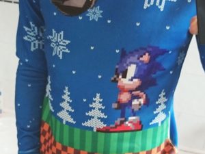 Sonic Ugly Christmas Sweater | Million Dollar Gift Ideas