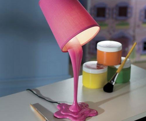 Spilled Paint Lamps 1