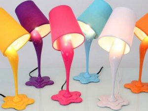 Spilled Paint Lamps | Million Dollar Gift Ideas