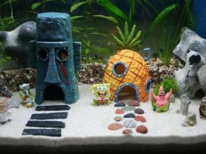 Spongebob Aquarium Ornaments 1