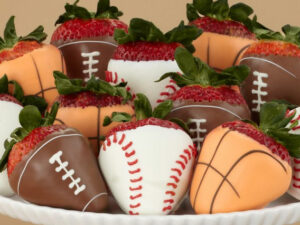 Sports Themed Strawberries | Million Dollar Gift Ideas