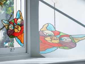 Stained Glass Cat | Million Dollar Gift Ideas