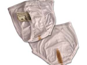 Stained Underwear Wallet | Million Dollar Gift Ideas