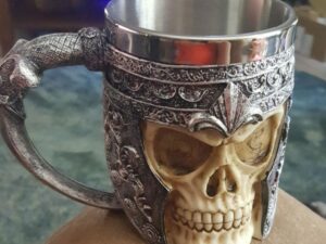 Stainless Steel Skull Coffee Mug 1