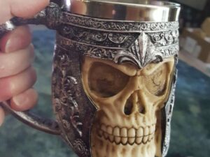 Stainless Steel Skull Coffee Mug | Million Dollar Gift Ideas