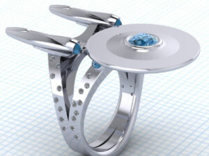 Star Trek Starship Enterprise Ring | Million Dollar Gift Ideas