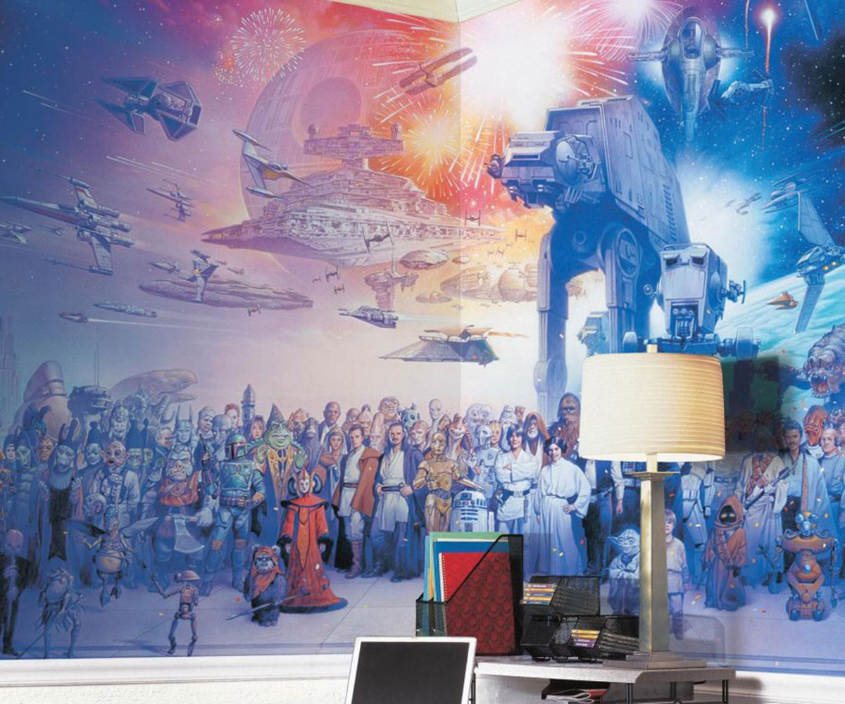 Star Wars Cast Wallpaper Mural