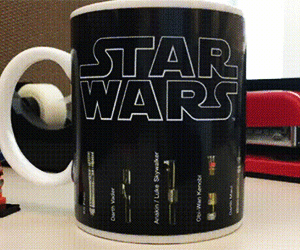 Star Wars Heat Reactive Lightsaber Mug