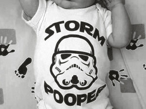 Star Wars Stormpooper Baby Onesie | Million Dollar Gift Ideas