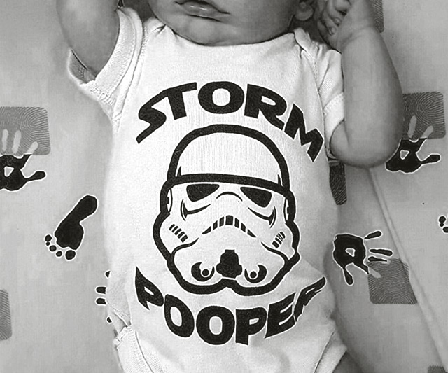 Star Wars Stormpooper Baby Onesie