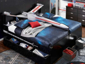 Star Wars X-Wing Bookcase Bed | Million Dollar Gift Ideas