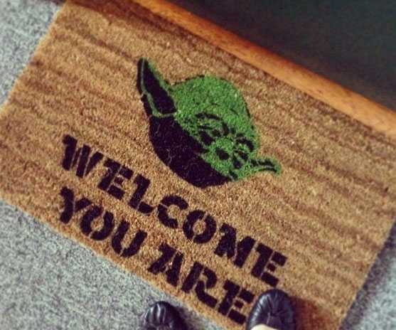 Star Wars Yoda Welcome Doormat