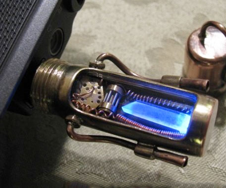 Steampunk Glowing USB Drive