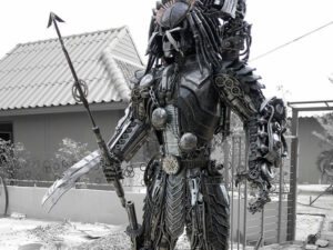 Steampunk Predator Statue 1