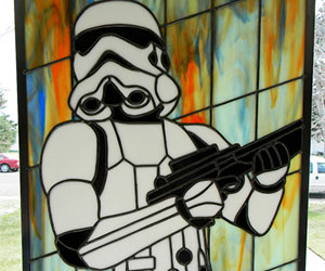 Stormtrooper Stained Glass