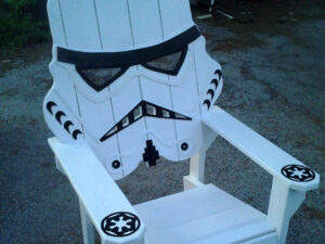 Stormtrooper Wooden Lawn Chair | Million Dollar Gift Ideas