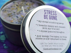 Stress Be Gone Candle | Million Dollar Gift Ideas