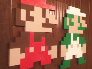 Super Mario Bros 8-Bit Wall Art | Million Dollar Gift Ideas