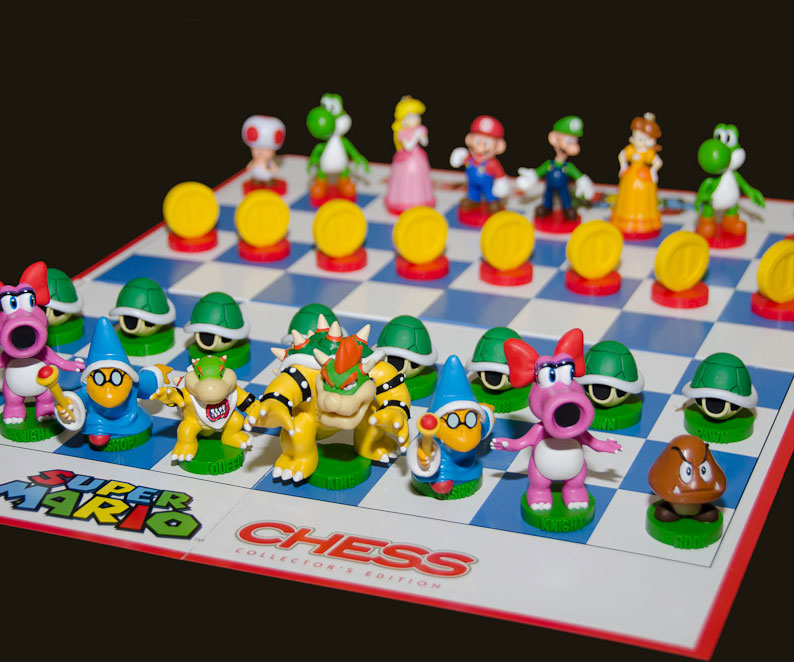 Super Mario Bros Chess Board 1