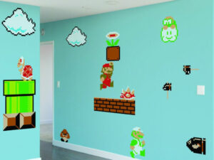 Super Mario Bros Wall Graphics 1