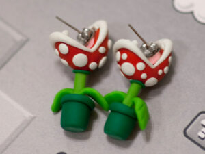 Super Mario Piranha Plant Earrings 1