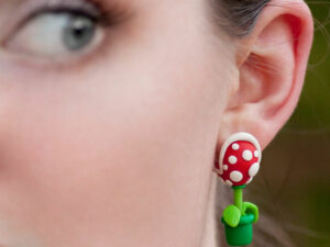 Super Mario Piranha Plant Earrings | Million Dollar Gift Ideas