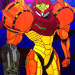 Super Metroid Stained Glass 1