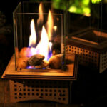 Tabletop Glass Fireplace